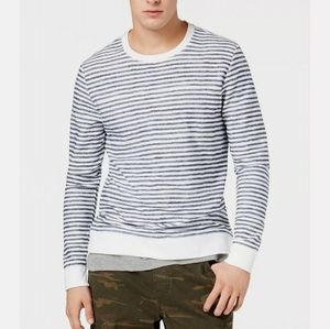 American Rag Cie Men's Striped Pullover Sweatshirt